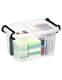 CAJA ALMACENAMIENTO STRATA BY CEP HW670 6 LITROS APILABLE CRISTAL