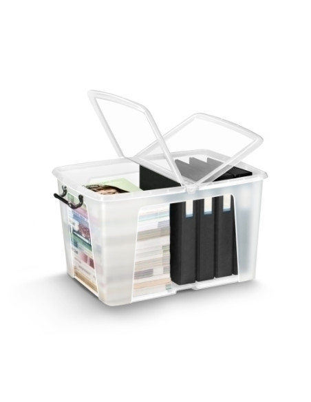 CAJA ALMACENAMIENTO STRATA BY CEP HW686 65 LITROS APILABLE CRISTAL