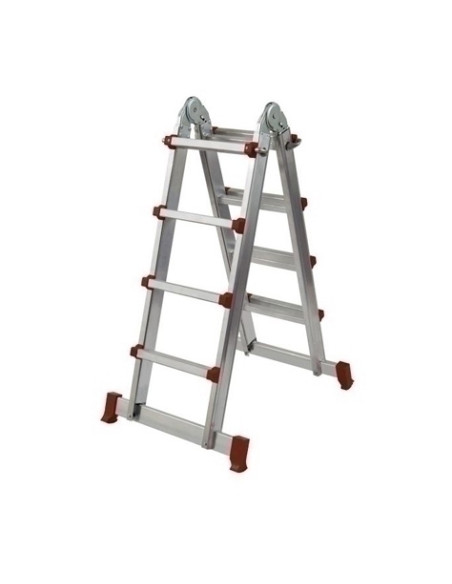 ESCALERA OUTAS MULTIPOSICION TELESCOPICA ALUMINIO 6x4 PELDAÑOS