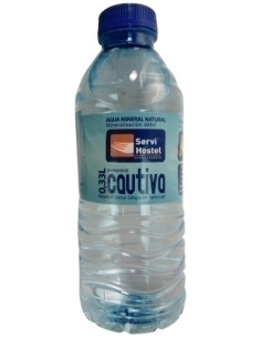 AGUA MINERAL NATURAL SERVIHOST BOTELLA 330ml