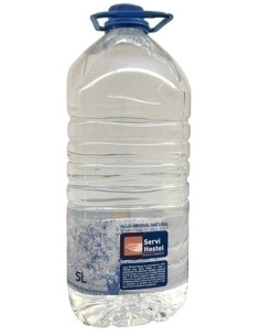 AGUA MINERAL NATURAL SERVIHOSTEL BOTELLA DE 5L