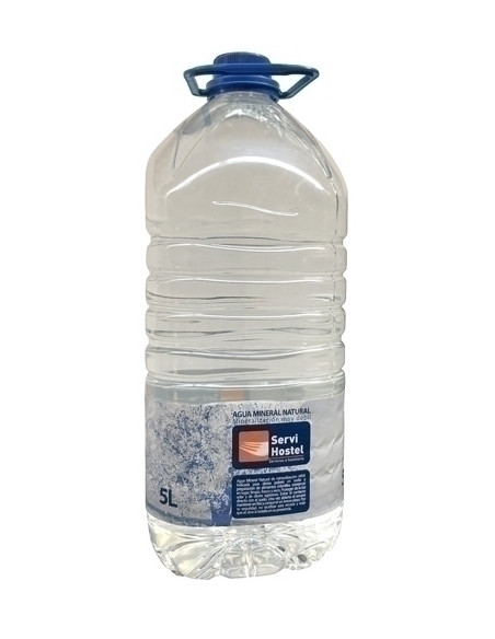 AGUA MINERAL NATURAL SERVIHOSTEL BOTELLA DE 5L
