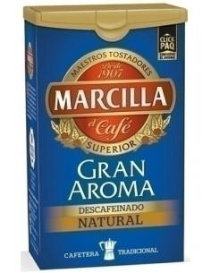 CAFE DESCAFEINADO NATURAL MARCILLA 200GR