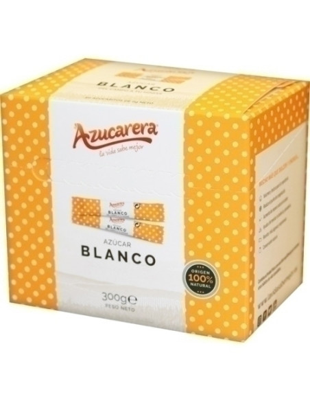 AZUCAR BLANCA EN SOBRES DE 6G CAJA DE 50 SOBRES