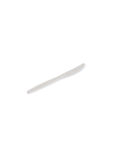 CUCHILLO DE MAIZ BIODEGRADABLE 18 cm BLANCO PAQUETE de 50 B03325