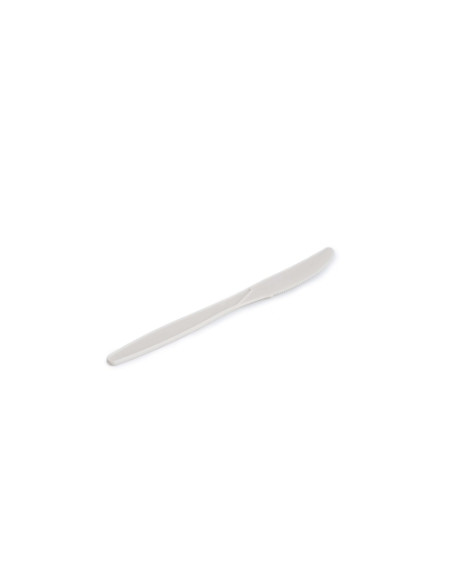 CUCHILLO DE MAIZ BIODEGRADABLE 18 cm BLANCO PAQUETE de 50 B03325