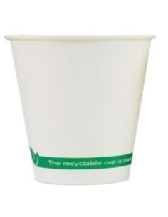 VASOS CARTON BLANCO 4 OZ CAFE 110 ml BOLSA DE 50 B03335