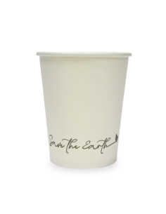VASOS CARTON BLANCO 8 OZ CAFE 240 ml BOLSA DE 50 B03337