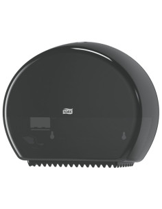 PORTARROLLOS PAPEL HIGIENICO TORK MINI JUMBO NEGRO