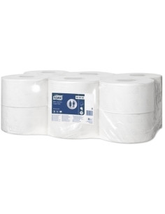 PAPEL HIGIENICO INDUSTRIAL TORK MINI JUMBO 2 CAPAS 160 METROS