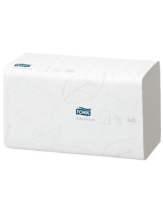 TOALLA SECAMANOS TORK PLEGADA EN V CELULOSA 23x248 cm 2 CAPAS PAQUETE de 250