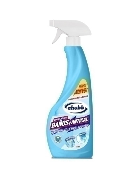 LIMPIADOR CHUBB BAÑOS  ANTICAL CON PISTOLA SPRAY 750 ML