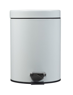 PAPELERA PLASTICO CON TAPA PEDAL CEP ROSSIGNOL PRO 90535 5 LITROS GRIS