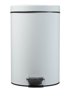 PAPELERA PLASTICO CON TAPA PEDAL CEP ROSSIGNOL PRO 90576 14 LITROS GRIS