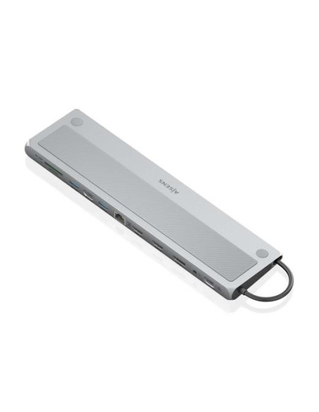 AISENS DOCK STATION USB-C DOCK 12 EN 1 USB-C A 2XHDMI 1XDISPLAYPORT 1XRJ45 3XUSB-A 1XUSB-C 1XUSB-C PD 1XSD 1XMICRO SD 1XAUDIO GR