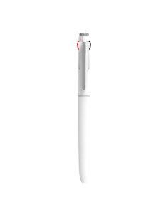 BOLIGRAFO de 3 COLORES MORRIS STARFLO MBP-801 BLANCO