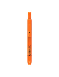MARCADOR FLUOR MORRIS RETRACTIL JUSTCLICK MRH-105 NARANJA
