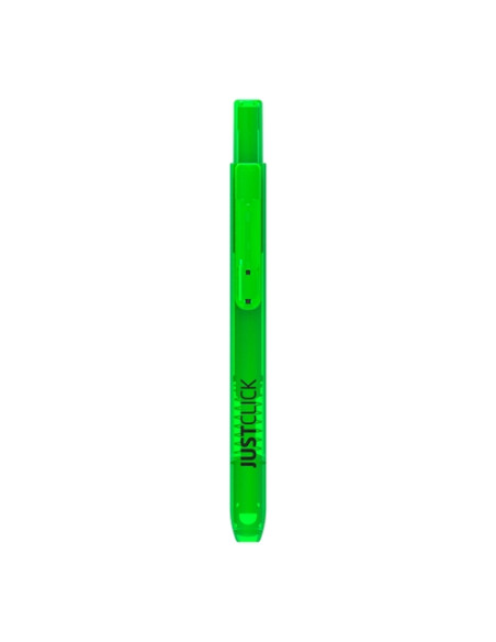 MARCADOR FLUOR MORRIS RETRACTIL JUSTCLICK MRH-105 VERDE