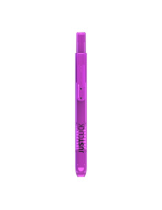 MARCADOR FLUOR MORRIS RETRACTIL JUSTCLICK MRH-105 VIOLETA