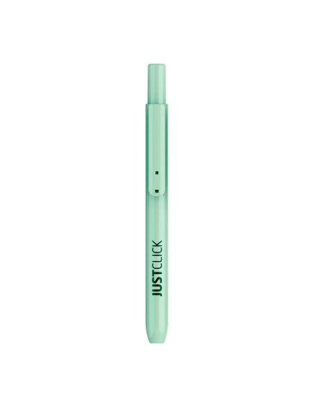 MARCADOR FLUOR MORRIS RETRACTIL JUSTCLICK MRH-205 MENTA MANZANA PASTEL