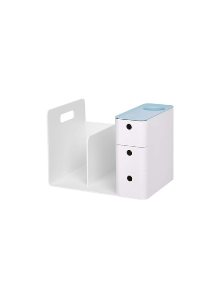 ORGANIZADOR SOBREMESA LITEM COMBO RACK con 3 CAJONES MENTA
