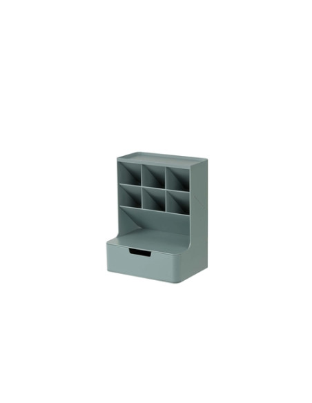 ORGANIZADOR SOBREMESA LITEM SYSMAX HIVE DESK 1 CAJON  6 COMP AZUL PRUSIA