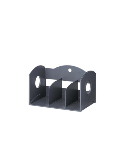 ORGANIZADOR SOBREMESA LITEM SYSMAX MULTI BOX VERTICAL GRIS