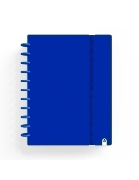 BLOC CARCHIVO INGENIOX INTENSE tapa PP FOAM A4 80h 100g CUADRIC5x5 AZUL OSCURO