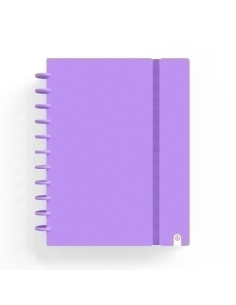 BLOC CARCHIVO INGENIOX INTENSE tapa PP FOAM A4 80h 100g CUADRIC5x5 VIOLETA