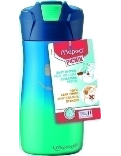 BOTELLA MAPED CONCEPT KIDS 430 ML ACERO INOXIDABLE AZUL
