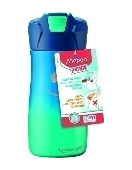 BOTELLA MAPED CONCEPT KIDS 430 ML ACERO INOXIDABLE AZUL