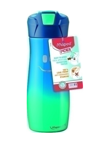 BOTELLA MAPED CONCEPT KIDS 580 ML ACERO INOXIDABLE AZUL