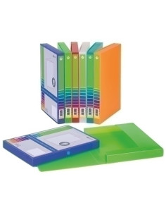 CARPETA de PROYECTOS CARCHIVO PP CANGURO A4 GOMAS 5 cm AZUL