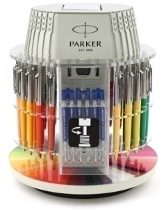 EXPOSITOR PARKER JOTTER ORIGINAL CAROUSEL SURTIDO DE 80 20x 2195825 BOL JOTTER ORIGINAL AÑOS 80s 4x 5 col 20x 2189572  BOL JOTT