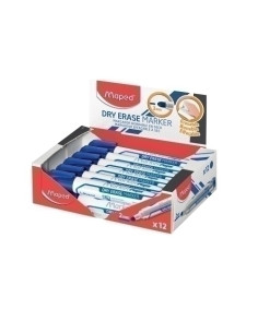 MARCADOR MAPED BORRABLE JUMBO MULTI SUPERFICIE CONICO 2 mm AZUL
