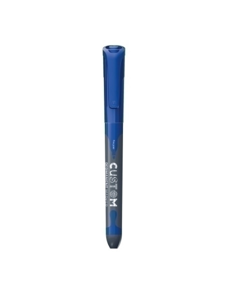 MARCADOR PERMANENTE MAPED CUSTOM CONICO 1 mm AZUL