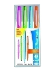 ROTULADOR FIBRA PAPER MATE FLAIR ORIGM 11 BOLSA de 4 FANTASIA