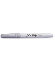 ROTULADOR PERMANENTE SHARPIE METALLIC F PLATA