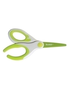 TIJERAS ESCOLARES SCOTCH ACERO INOXIDABLE HOJA 20 cm VERDE
