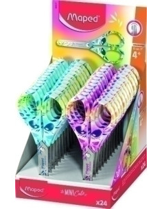TIJERAS MAPED MINI CUTE 13 cm EXPOSITOR DE 24