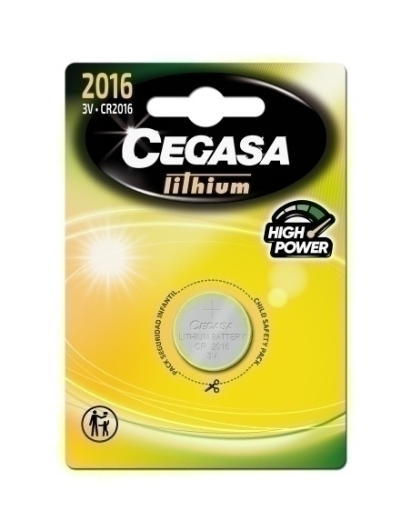 PILAS CEGASA MICRO CR2016 3V BLISTER DE 1