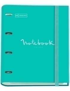 CARPEBLOC MIQUELRIUS EMOTIONS CARTON FORRADO A4 4 anMIXTAS 35mm con REC100 hj 90 gr TURQUESA