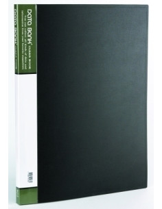CARPETA FUNDAS TARIFARIO DATA BANK PP RIGIDO A3  20 F NEGRO
