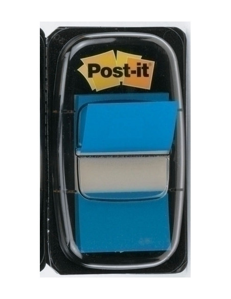 BANDERITAS ADHESIVAS POST-IT 680 1   AZUL BRILLANTE