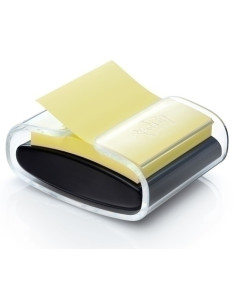 DISPENSADOR POST-IT NEGRO PRO  TACO NOTAS SUPER-STICKY Z-NOTAS