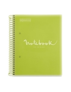 BLOC MIQUELRIUS EMOTIONS NOTEBOOK 5 microtapa PP A5 120h 90g CUADRIC5x5 LIMA