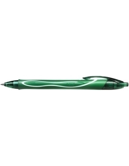 ROLLER GEL RT BIC GELOCITY QUICK DRY 07 mm  VERDE
