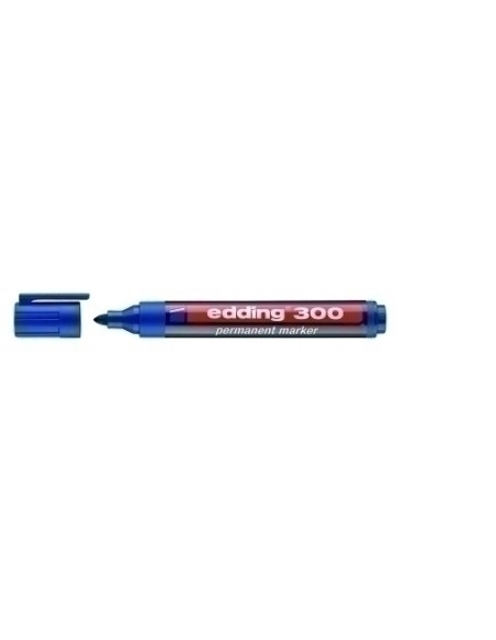 MARCADOR PERMANENTE EDDING  300 CONICO  AZUL