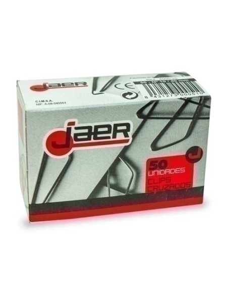 CLIP MARIPOSA JAER N10 40 mm CAJA de 50