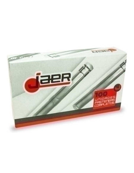 FASTENER JAER METAL DORADO Caja de  50